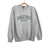 Artisans Light Grey Saugatuck Crewneck Sweatshirt - Size L (See Notes)