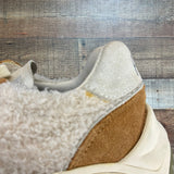 P448 Suede and Sherpa Sneakers- Size 37 (see notes)