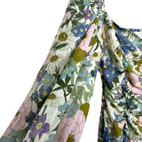 ASTR The Label Floral Sheer Sleeve Smocked Back Top- Size XL (see notes)