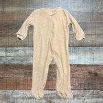 Kyle & Deena Gray Ribbed Zip Up Footie Outfit- Size 6-9M