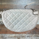 Steve Madden Cream Quilted Crossbody with Smaller Pouch (see notes)