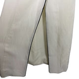 Tuckernuck Ivory and Black Piped Etienne Belted Linen Blend Dress NWT- Size XS (see notes, sold out online)
