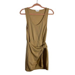 Lovers and Friends Tan Faux Wrap Dress- Size S