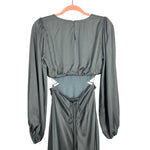 ASTR The Label Grey Side Cutout Open Back Dress - Size S (see notes, sold out online)