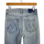 MOTHER SUPERIOR The Scrapper Ankle Distressed Button Fly Jeans- Size 25 (Inseam 25”)