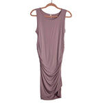 Pink Blush Lilac with Side Ruching Maternity Dress- Size S (see notes)
