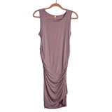 Pink Blush Lilac with Side Ruching Maternity Dress- Size S (see notes)