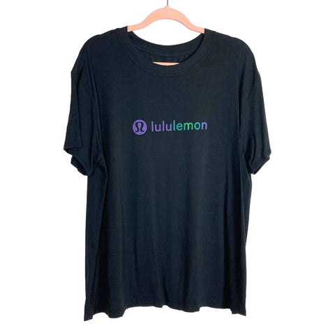 Lululemon Black Tee-Size ~12 (see notes)