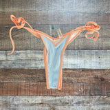 Zaful Baby Blue/Peach Bikini Set NWT - Size S/US 4