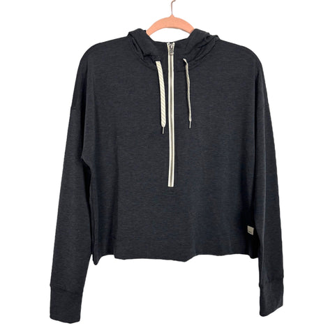Vuori Charcoal Heather Vista 1/2 Zip Hoodie NWT - Size S