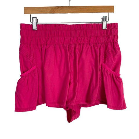 Free People Movement Pink Lined Shorts- Size M