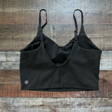 Athleta Black Elation V-Neck Crop Top NWT- Size XS