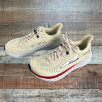 Altra Running Off White/Red/Navy Sneakers - Size 7.5 (In Like New Condition)