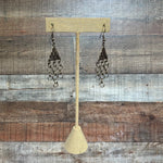 No Brand Silver Triangle Dangle Earrings