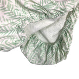 Newborn Nest Green Printed Standard Hospital/Bassinet Sheet