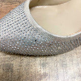 INC International Concepts Silver Rhinestone Pumps- Size 7.5 (see notes)