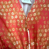 Free People Red Printed Drawstring Waist Skirt and Top Set NWT- Size XS