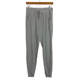 Alo Yoga Heather Gray Ribbed Drawstring Joggers- Size S (we have matching sweatshirt, Inseam 29")