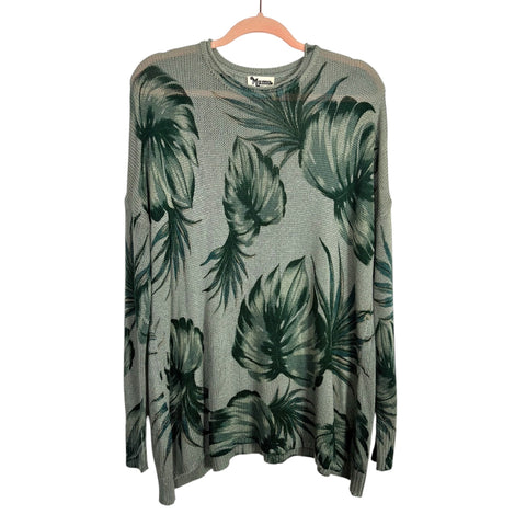 Show Me Your Mumu Mellow Dark Palmy Nights Knit Bonfire Sweater- Size S (sold out online)