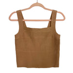 Abercrombie & Fitch Camel Ribbed Sweater Tank NWT- Size L