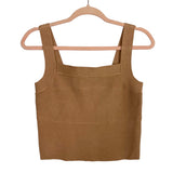 Abercrombie & Fitch Camel Ribbed Sweater Tank NWT- Size L