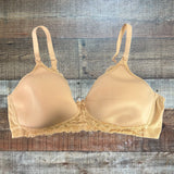 Wacoal Tan Lace Detail Nursing Bra- Size 36D (see notes)