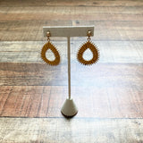Mestiere The Bedons Mustard Earrings (New in Bag)