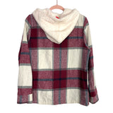 PatPat Flannel Hooded Shacket NWT- Size M