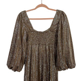 Show Me Your Mumu Weddings Gold Shimmer Dress NWT - Size XL