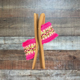 Bamboo Pink Sequin Sandals NWOT - Size 8.5