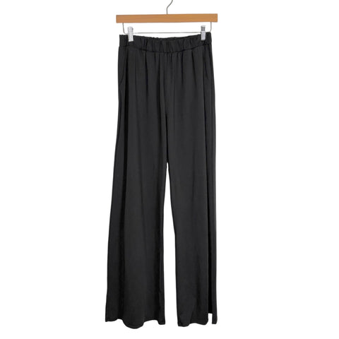 Candidly Chan Black Wide Leg Pants - Size S (Inseam 30")