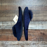 BCTEX Navy Blue Slippers NWT - Size US 9-10