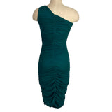 Love x Design Green One Shoulder Cinched Dress- Size S