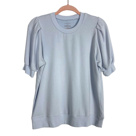 Summersalt Light Blue Short Sleeve Sweatshirt- Size M (see notes)