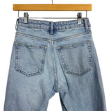 Topshop Straight Light Wash Denim Jeans - Size 26 (Inseam 25")