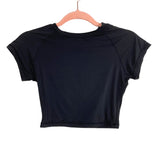 Pumiey Black Crop Top- Size S