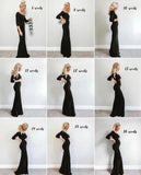 No Brand Black Fitted Dress - Size M