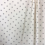 J Crew 100% Silk Polka Dot Top/Black Skirt Dress- Size 2 (see notes)