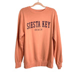 MV Sports Peach Siesta Key Sweatshirt- Size M