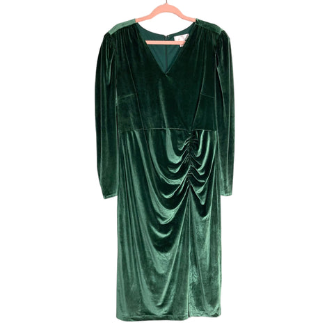 Rachel Parcell Green Velvet Dress- Size XL