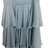 WAYF Blue Ruffle Tiered Dress- Size S (see notes)