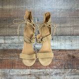 Kendal + Kyle Nude Studded Heels - Size 9.5 (see notes)