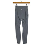 Lululemon Grey Side Pocket High Waisted Leggings - Size 2 (Inseam 24")