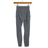 Lululemon Grey Side Pocket High Waisted Leggings - Size 2 (Inseam 24")