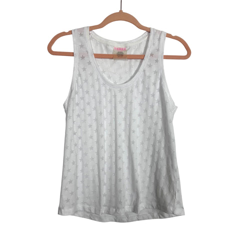 Terez New York White Star Tank - Size M (See Notes)