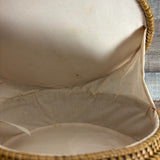 Street Level Round Rattan Handbag (see notes)