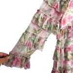 Ivy City Floral Print Ruffle Dress NWT- Size XXL