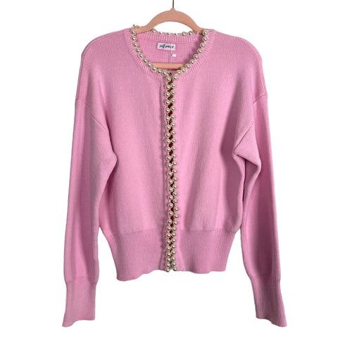Self Same Pink Pearl Cardigan Sweater NWT-Size ~L (see notes, sold out online)