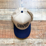 Otto Tan and Navy Godspeed Adjustable Hat- One Size Fits Most