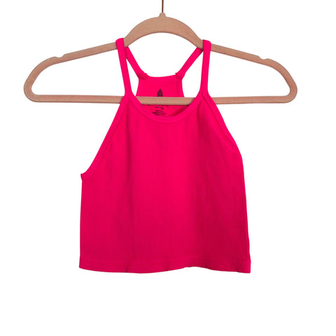 Free People Movement Hot Pink Crop Top - Size M/L